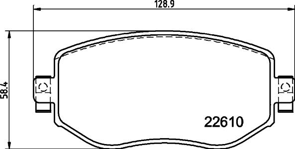 Mintex MDB3986 - Əyləc altlığı dəsti, əyləc diski furqanavto.az