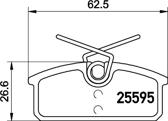 Mintex MDB3286 - Əyləc altlığı dəsti, əyləc diski furqanavto.az