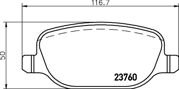 Mintex MDB2624 - Əyləc altlığı dəsti, əyləc diski furqanavto.az