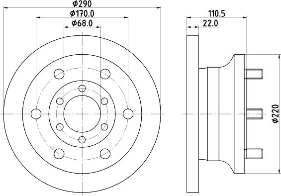 Mintex MDC994 - Əyləc Diski furqanavto.az