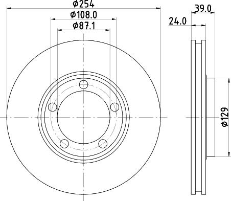 Mintex MDC964 - Əyləc Diski furqanavto.az