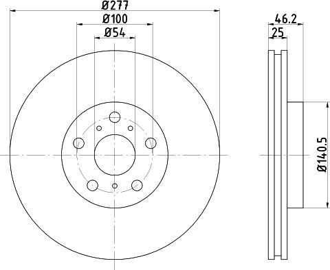 Mintex MDC901 - Əyləc Diski furqanavto.az