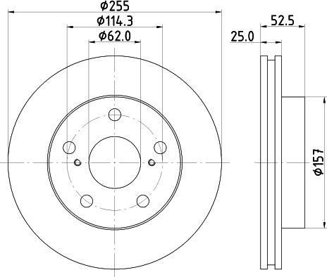 Mintex MDC903 - Əyləc Diski furqanavto.az