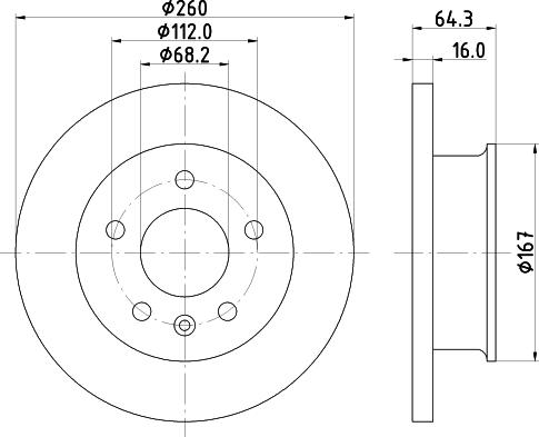 Mintex MDC912 - Əyləc Diski furqanavto.az