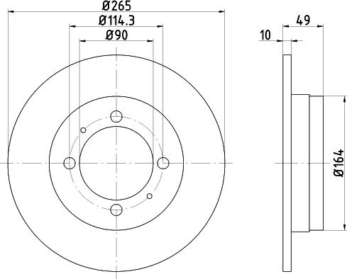 Mintex MDC930 - Əyləc Diski furqanavto.az