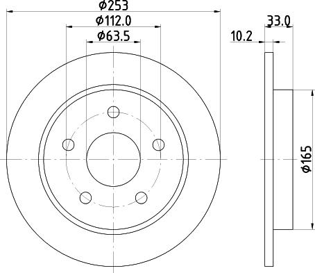 Mintex MDC410 - Əyləc Diski furqanavto.az