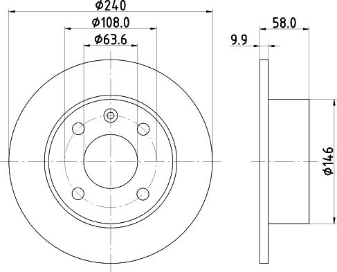 Mintex MDC411 - Əyləc Diski furqanavto.az