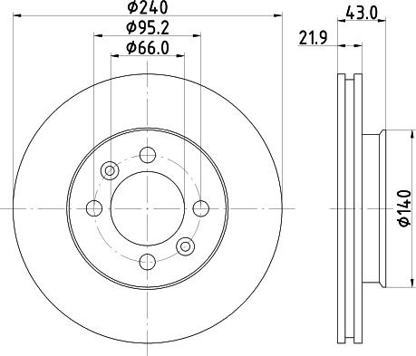 Mintex MDC417 - Əyləc Diski furqanavto.az