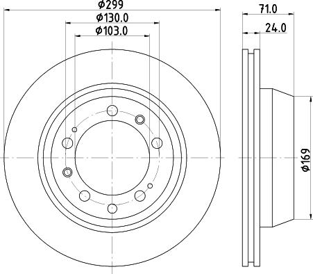 Mintex MDC481 - Əyləc Diski furqanavto.az