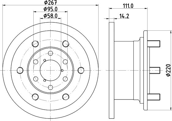 Mintex MDC518 - Əyləc Diski furqanavto.az