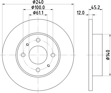 Mintex MDC586 - Əyləc Diski furqanavto.az