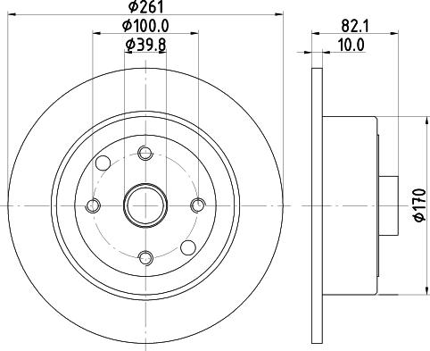 Mintex MDC691 - Əyləc Diski furqanavto.az