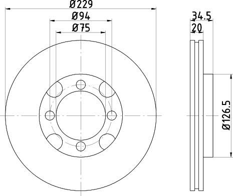 Mintex MDC661 - Əyləc Diski furqanavto.az