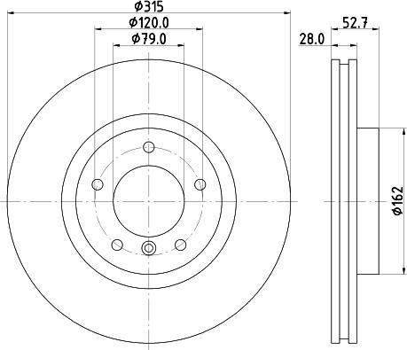 Mintex MDC1524 - Əyləc Diski furqanavto.az