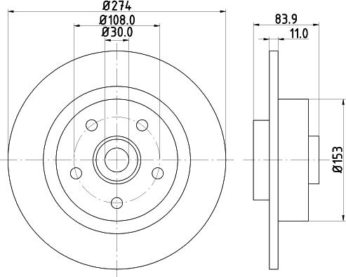 Mintex MDC1681 - Əyləc Diski www.furqanavto.az