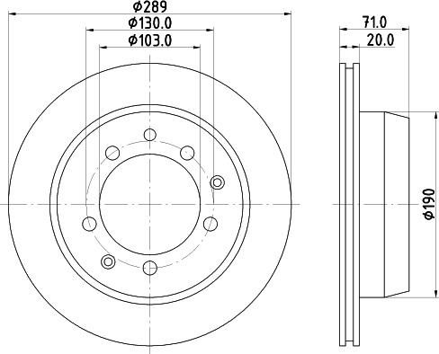 Mintex MDC1090 - Əyləc Diski furqanavto.az