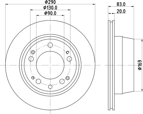 Mintex MDC1091 - Əyləc Diski furqanavto.az