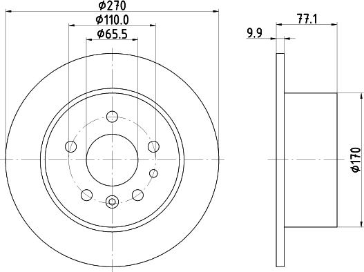 Mintex MDC1069 - Əyləc Diski furqanavto.az