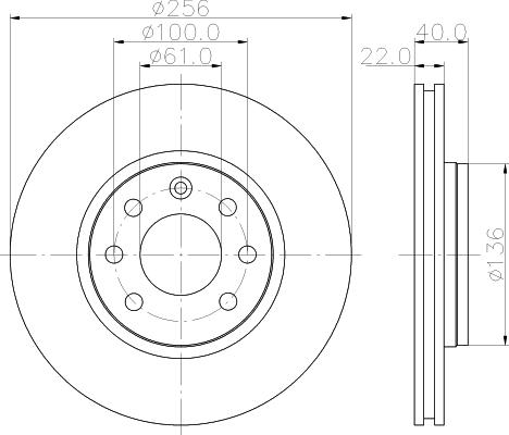 Mintex MDC1060 - Əyləc Diski furqanavto.az