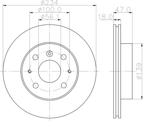 Mintex MDC1032 - Əyləc Diski furqanavto.az