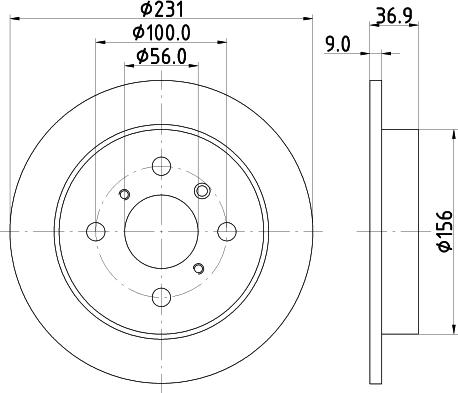 Mintex MDC1191 - Əyləc Diski furqanavto.az