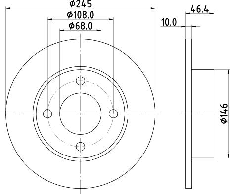 Mintex MDC1159 - Əyləc Diski furqanavto.az