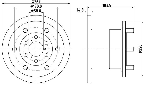 Mintex MDC1112 - Əyləc Diski furqanavto.az