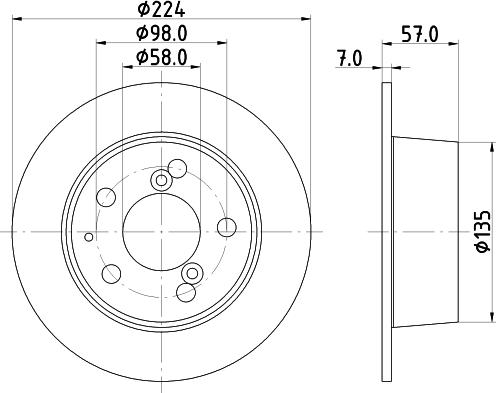 Mintex MDC189 - Əyləc Diski furqanavto.az