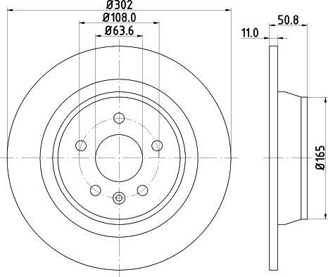 Mintex MDC81810C - Əyləc Diski furqanavto.az