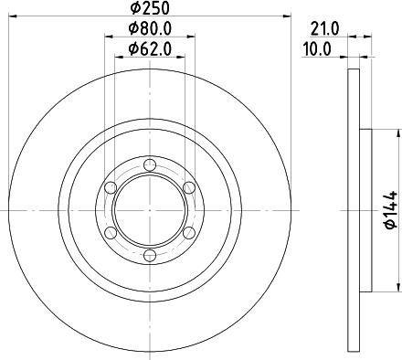 Mintex MDC187 - Əyləc Diski furqanavto.az