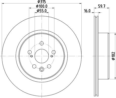 Rotinger RT 4543 T5 - Əyləc Diski furqanavto.az