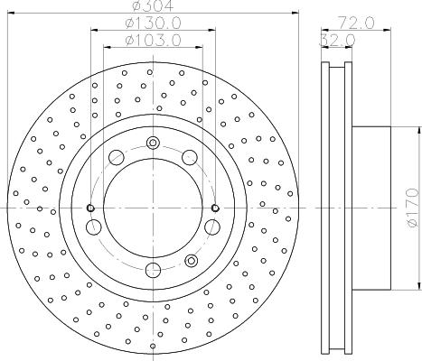 Mintex MDC1305 - Əyləc Diski furqanavto.az