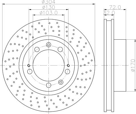 Mintex MDC1305R - Əyləc Diski furqanavto.az