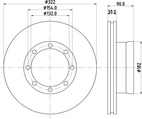 Comline ADC9139V - Əyləc Diski furqanavto.az