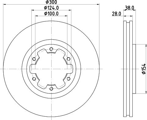 Mintex MDC1754 - Əyləc Diski furqanavto.az