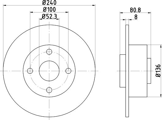 Mintex MDC1707 - Əyləc Diski furqanavto.az