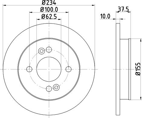 Mintex MDC1726 - Əyləc Diski furqanavto.az