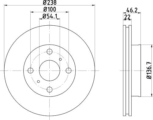 Mintex MDC894 - Əyləc Diski furqanavto.az