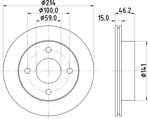 Mintex MDC861 - Əyləc Diski furqanavto.az