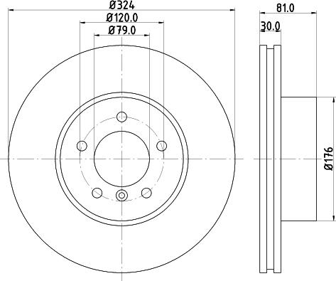 Mintex MDC81795C - Əyləc Diski furqanavto.az