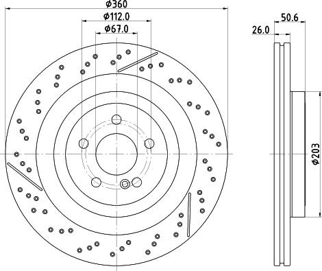 Mintex MDC2954C - Əyləc Diski www.furqanavto.az