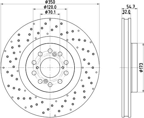 Mintex MDC2957C - Əyləc Diski furqanavto.az