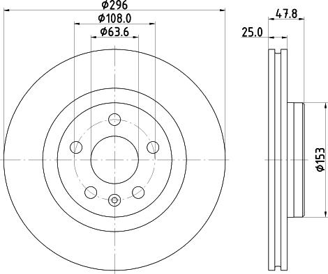 Mintex MDC2984C - Əyləc Diski furqanavto.az