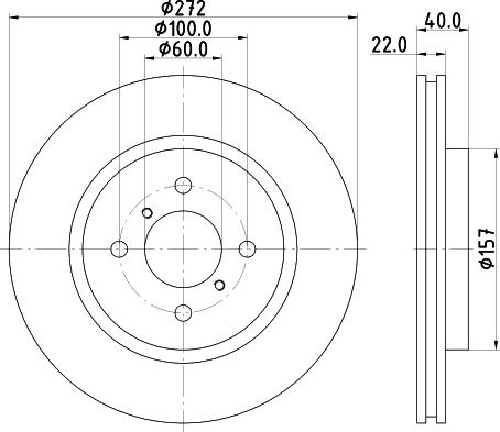 Mintex MDC2526 - Əyləc Diski furqanavto.az