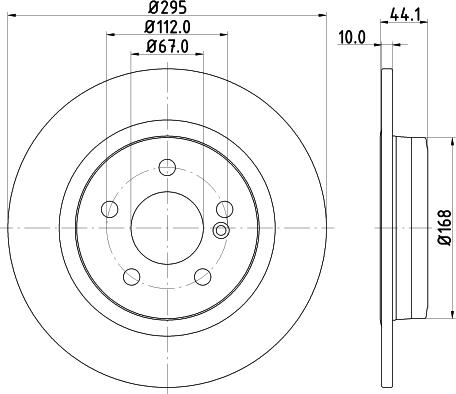 Mintex MDC82521C - Əyləc Diski furqanavto.az