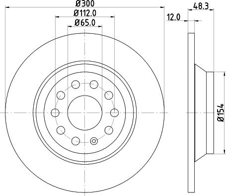 Mintex MDC2527 - Əyləc Diski furqanavto.az