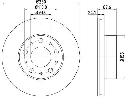 Mintex MDC2686 - Əyləc Diski furqanavto.az