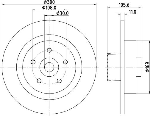 Mintex MDC2620 - Əyləc Diski furqanavto.az