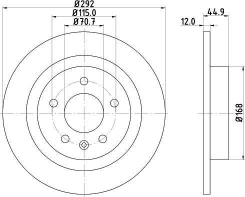 Mintex MDC2134 - Əyləc Diski furqanavto.az