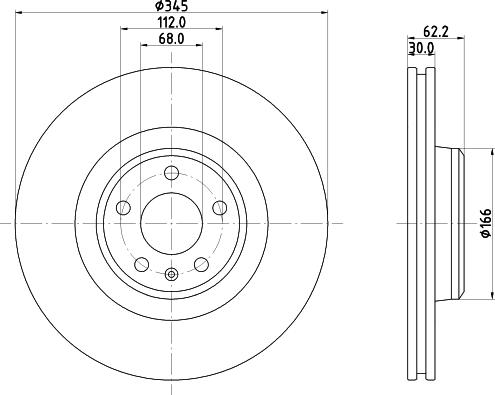 Mintex MDC2830C - Əyləc Diski furqanavto.az